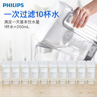 飞利浦（PHILIPS） WP4200/00净水壶 家用滤水壶 净水器