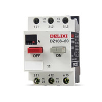 德力西电气（DELIXI ELECTRIC）塑壳断路器 DZ108-20/11   1.6A（2个装） 可定制