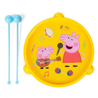 小猪佩奇（Peppa Pig）儿童玩具 玩具鼓早教音乐启蒙手拍鼓 男孩女孩打击节奏乐器儿童鼓 PP61120