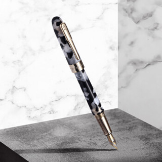 法国梦特娇（MONTAGUT）钢笔树脂商务办公创意礼品书写钢笔 MINI小钢笔系列 曜石黑0.5mm