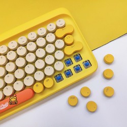 LOFREE/洛斐 圆点无线蓝牙键盘手机电脑平板小黄鸭口红款机械键盘