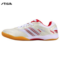 斯帝卡STIGA斯蒂卡 乒乓球鞋男款 减震防滑乒乓球训练鞋 G1108013 白红 43