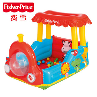 Bestway百适乐 费雪（Fisher Price）充气海洋球池户外玩具游戏屋132X94x89cm亲子游乐场(内附海洋球）93503
