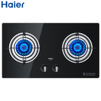 海尔（Haier） 嵌入式 燃气灶具 刀锋旋火 4.1kw 宽频 大火力 熄火保护 灶台 钢化玻璃 JZT-Q63(12T)天然气