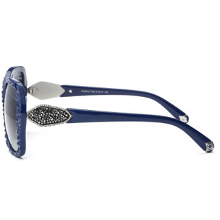 帕莎（Prsr）新款太阳镜女偏光新款驾驶墨镜明星同款时尚眼镜T60063-T182深蓝色