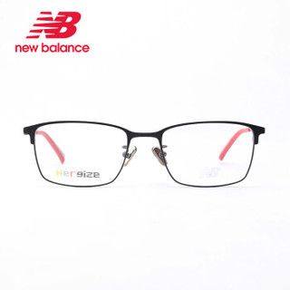 NEW BALANCE 新百伦眼镜框新款眼镜近视镜框全框眼镜架+依视路钻晶A4 1.60镜片 NB05170XC0255-518100A410