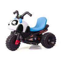 快乐牌儿童电动车三轮车摩托车1-6岁小孩宝宝可坐可骑玩具车熊猫电瓶车