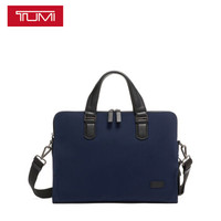 途明 TUMI 2019 新品 TUMI HARRISON系列男士商务旅行高端时尚尼龙公文包066000NVY 蓝色