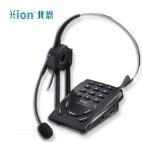 北恩（HION）VF600 耳机电话机商务话务耳麦话务员电话办公固定有绳座机适用于话务员/客服/呼叫中心