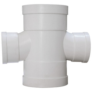 联塑 PVC排水管-异径正四通DN110*50