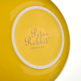 比得兔（Peter Rabbit）陶瓷餐具米饭碗 新骨瓷黄色圆碗三件套 PR-T752