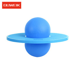 DLIWEIK 杜威克 防爆兒童跳跳球蹦蹦球彈跳球健身球玩具跳跳板成人加厚運動減肥球 藍色