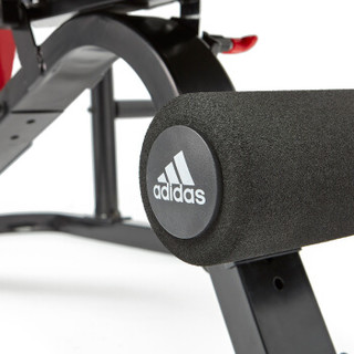 阿迪达斯（adidas）多功能哑铃凳 仰卧起坐健身器材家用辅助器 可调节健身椅飞鸟卧推凳ADBE-10341