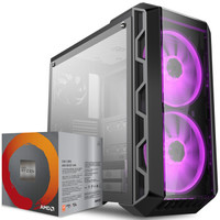 AMD 锐龙7 3700X处理器（r7）7nm CPU+酷冷至尊(CoolerMaster)MasterCase H500中塔主机机箱