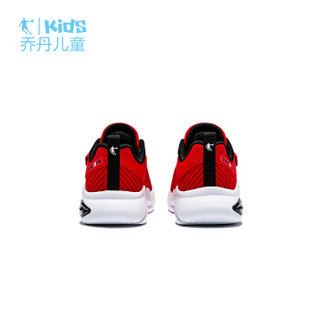 乔丹（QIAODAN）童鞋男小童鞋子新款儿童运动鞋网面跑步鞋 QM9310202极光红/白色33
