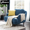 艾慕北欧布艺沙发 小户型客厅现代简约风格整装组合三人沙发 出色派 蓝色单人位