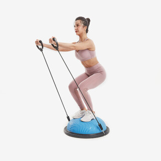Keep 平衡波速球加厚半圆平衡球普拉提健身塑形家用拉力绳 粉色