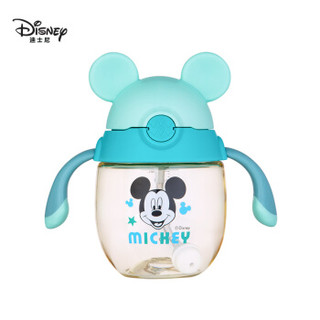 迪士尼（Disney）吸管杯学饮杯PPSU材质宝宝水杯重力球婴幼儿布丁杯儿童杯子 280ML