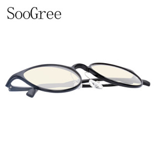SooGree防蓝光眼镜护目镜近视眼镜框眼镜架手机电竞电脑办公室轻便塑钢G1143