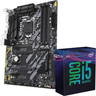 技嘉（GIGABYTE）Z370 HD3 主板+英特尔 i5-9600K 板U套装/主板+CPU套装