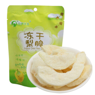 商品欧瑞园梨干宝宝儿童零食无添加蔗糖水果干冻干黄金梨脆13g
