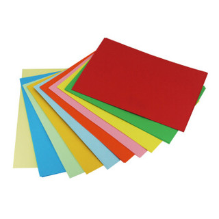 晨好（ch）A4彩色打印复印纸80g 手工折纸 幼儿园绘画彩纸 diy剪纸 大红色 500张