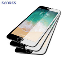 Smorss 适用iPhone8 Plus/7Plus/6s Plus钢化膜 苹果8P/7p/6sPlus手机膜 非全屏覆盖保护膜