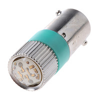 欧时RS ProLED指示灯信号灯208576绿色BA9s灯泡多芯片