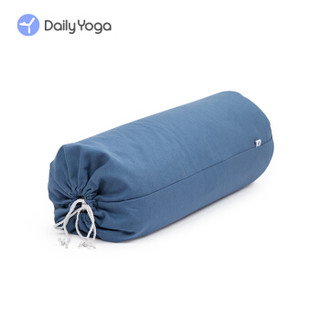 每日瑜伽 Daily Yoga 专业艾扬格瑜伽抱枕 瑜伽辅助支撑体式 高弹力健身抱枕 天然荞麦壳内芯 静谧蓝