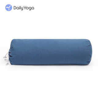 每日瑜伽 Daily Yoga 专业艾扬格瑜伽抱枕 瑜伽辅助支撑体式 高弹力健身抱枕 天然荞麦壳内芯 静谧蓝