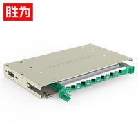 胜为（shengwei）12芯ODF光纤配线架12芯LC多模万兆OM3满配 19英寸机架式1.2mm冷轧板 ODF-1012L-O