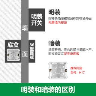 BULL 公牛 开关插座 G18系列 一开单控开关