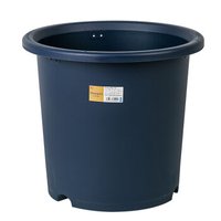 爱丽思（IRIS）大号深型Deepot花盆大口径圆形花盆种菜盆家用PP树脂塑料盆景 深型10号 蓝色