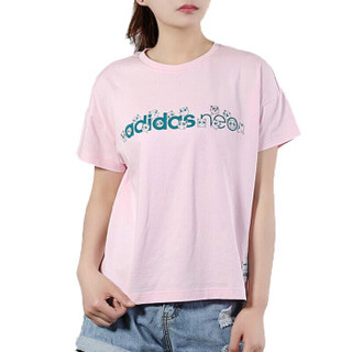 阿迪达斯 ADIDAS NEO 女子 休闲系列 POKEMON 运动 T恤 GC7070 XS码