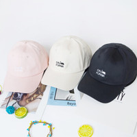 维多迪纳（vedordna）帽子男女同款棒球帽字母绣花情侣鸭舌帽防晒帽遮阳帽街头嘻哈帽 MZ170 均码可调节 黑色