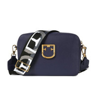 芙拉 Furla FW19MAIN 女士 牛皮革 深蓝色 BRAVA系列 S号 尼龙肩带休闲运动风斜挎单肩包相机包 1039177