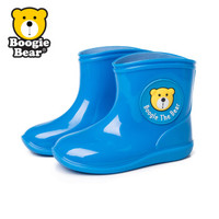 Boogie Bear韩国儿童雨鞋男童防滑雨鞋卡通女童雨靴宝宝雨鞋幼儿园儿童水鞋  9733100014蓝色23