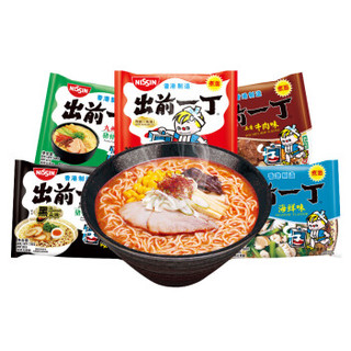 中国香港 出前一丁NISSIN 方便速食 热卖口味 5口味五连包 500g