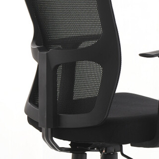 ZHONGWEI 中伟 电脑椅办公椅升降椅转椅职员办公椅人体工学一黑色