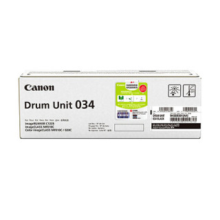 佳能（Canon）034Y 黄色感光鼓 (适用iR C1225/IC MF810CDN/820C机型) 约34000页