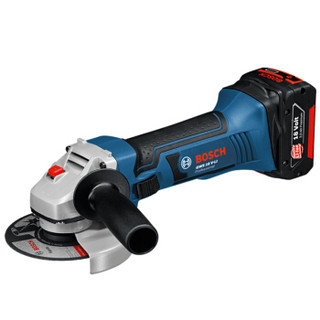 博世 Bosch GWS 18V-Li锂电角磨机 金属 100mm配两电一充【18V/4.0AH】