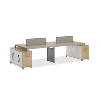 派格（paiger）派格 办公家具现代简约办公桌电脑桌职员办公桌椅组合屏风办公桌椅组合 P-JNXG323