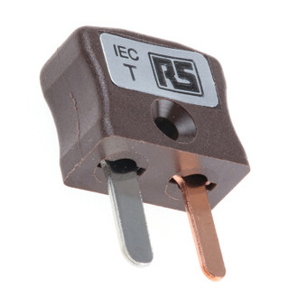 欧时RS Pro IEC 微型快速线插头连接器  -35°C 至 220°C  标准连接器  使用于T 型热电偶
