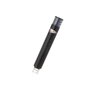 优尚（OASO）X300 钢笔墨水/墨胆/墨囊/一次性钢笔替芯通用6支 007系列专用 黑色