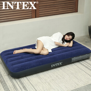 INTEX 充气床垫家用午休气垫床单人陪护折叠充气床户外防潮垫新64756