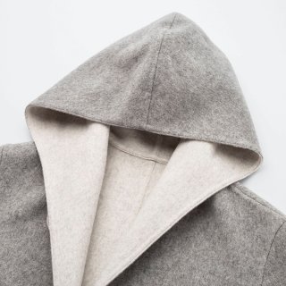 UNIQLO 优衣库 420227 女款双面呢连帽大衣