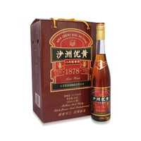 沙洲优黄 黄酒 1878 八年陈 半干型 12度 670ml*6瓶 整箱装