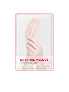 自然旋律 玫瑰手膜嫩白保湿补水去死皮老茧角质护手足膜手部护理套 (10片)