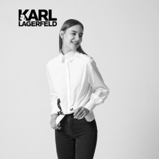 KARL LAGERFELD 卡尔·拉格斐 96KL1618100 女士长袖商务衬衫