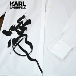 KARL LAGERFELD 卡尔·拉格斐 96KL1618100 女士长袖商务衬衫